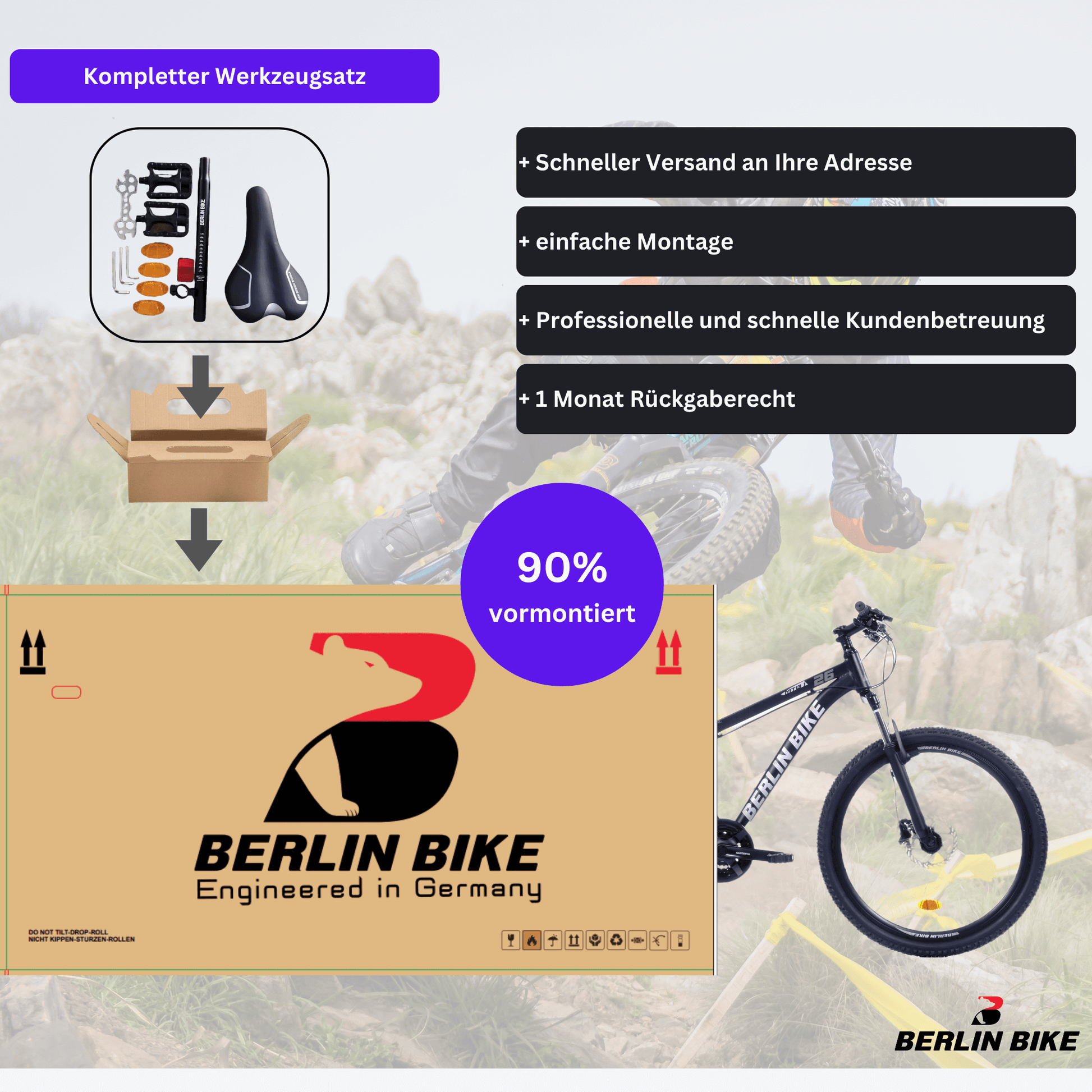 Jetzt dein perfektes MTB in 26", 27,5" oder 29" online finden!
