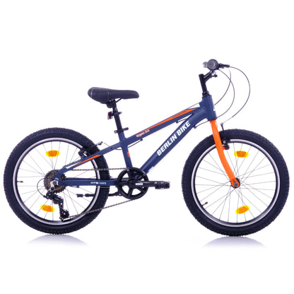 Berlin Bike Grizz 20 Zoll Kinderfahrrad, Orange seitenansicht