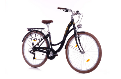 Citybike 28 Zoll Schwarz Damenrad