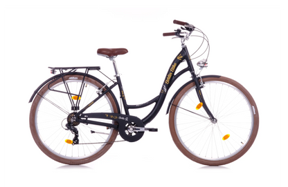 Citybike 28 Zoll Schwarz Damenrad