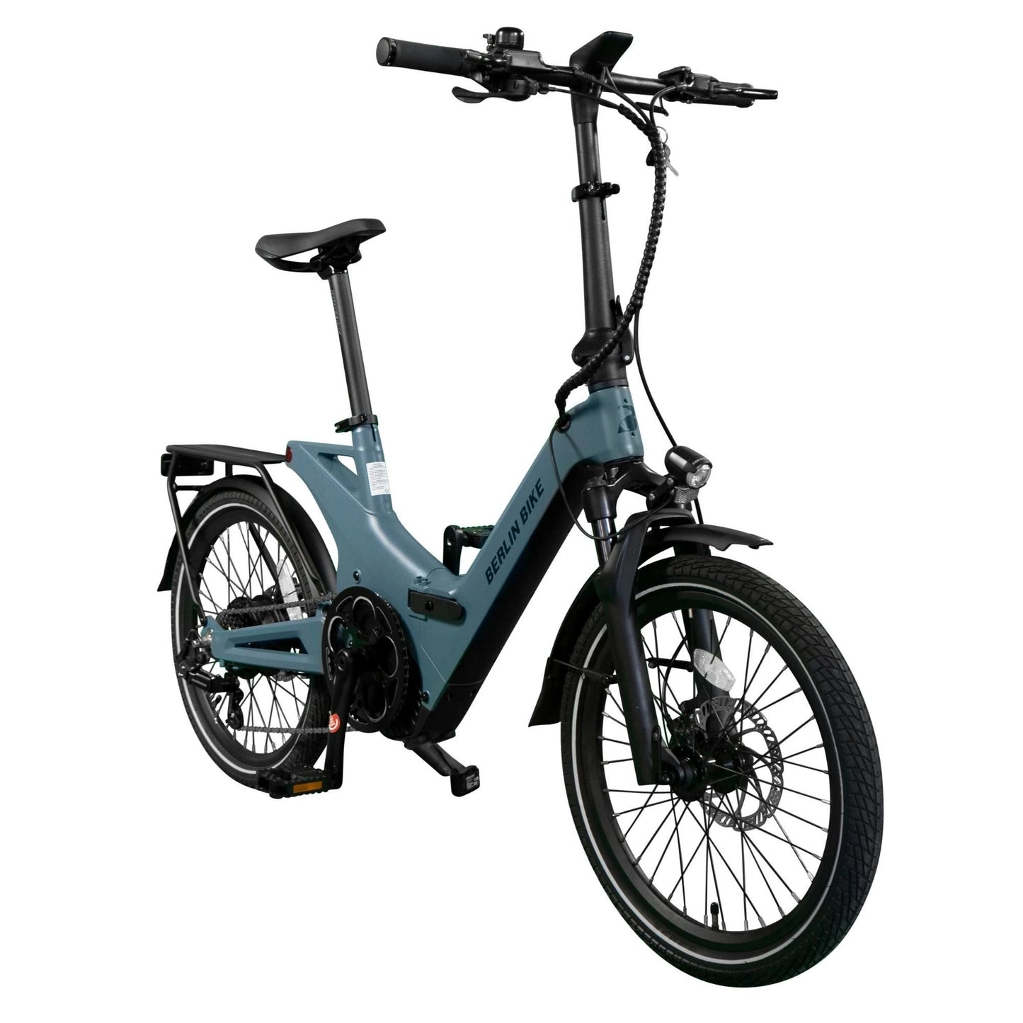 Berlin Bike 2GO E-Bike, Dunkelblau 45grad frontansicht 1080x1080