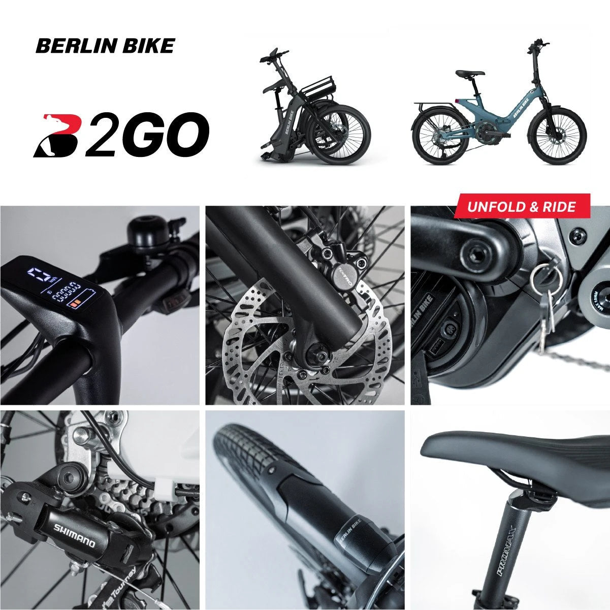 Berlin Bike 2GO E-Bike, Dunkelblau detail 1080x1080