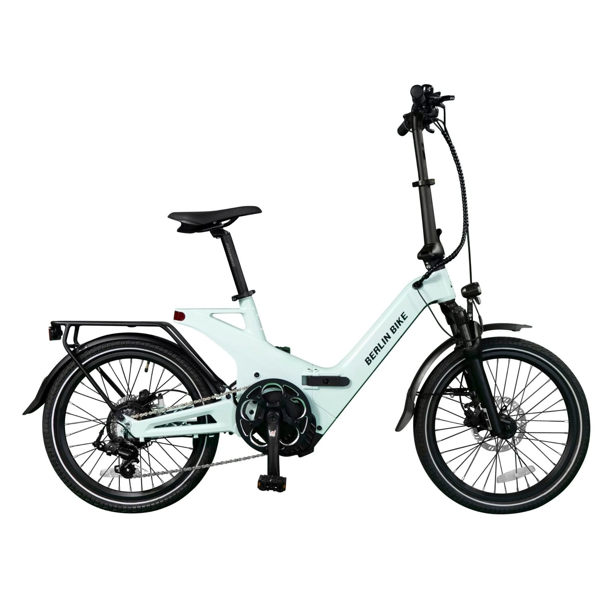 Berlin Bike 2GO E-Bike, Hellgruen profilansicht 1080x1080