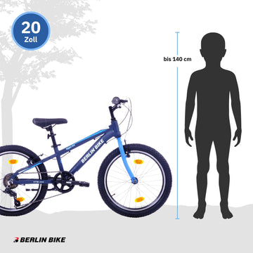 zoll größe kinderfahrrad Berlin Bike Grizz 20 Zoll – Robustes Fahrrad für junge Fahrer