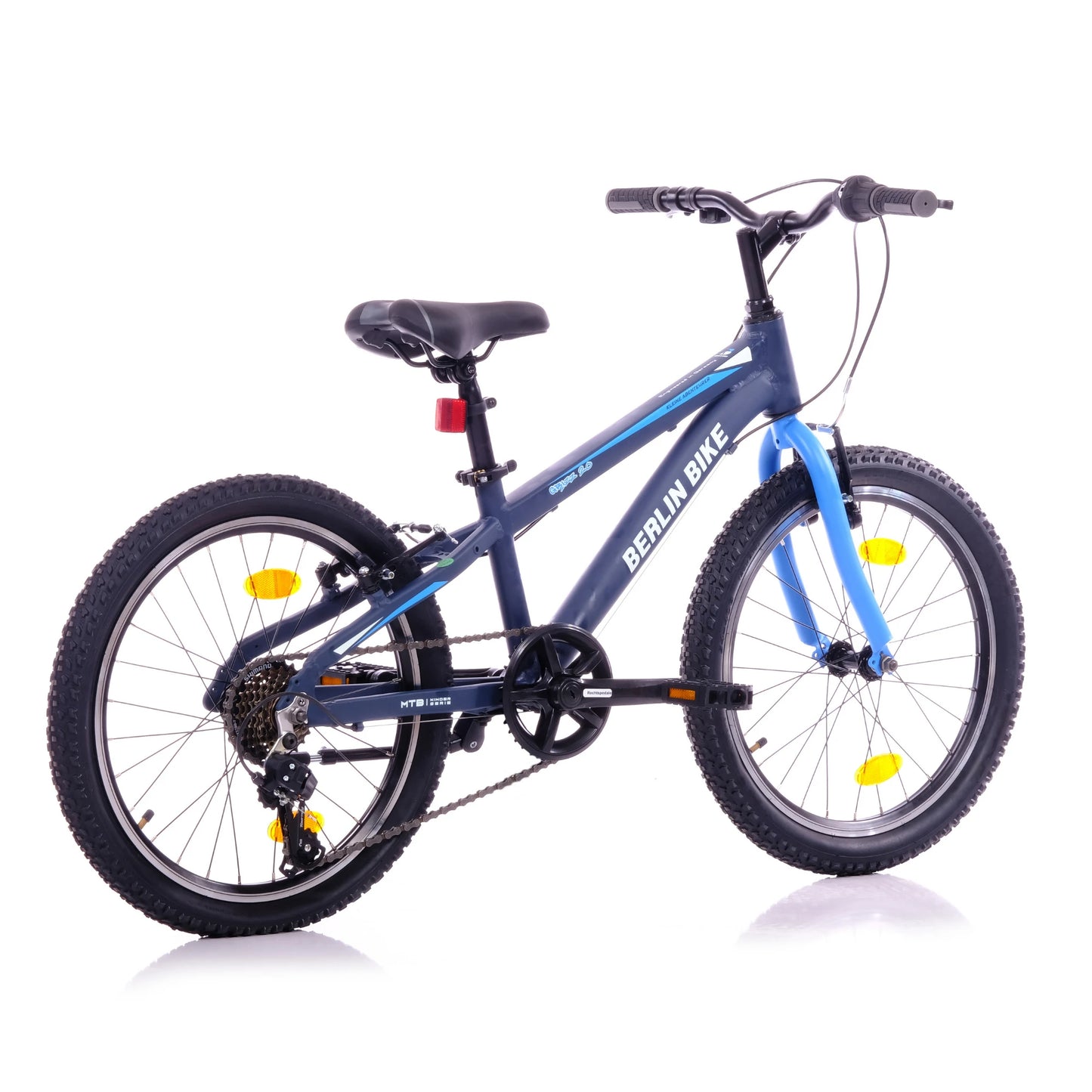 Berlin Bike Grizz 20 Zoll Kinderfahrrad, Blau 45grad rueckansicht 1080x1080