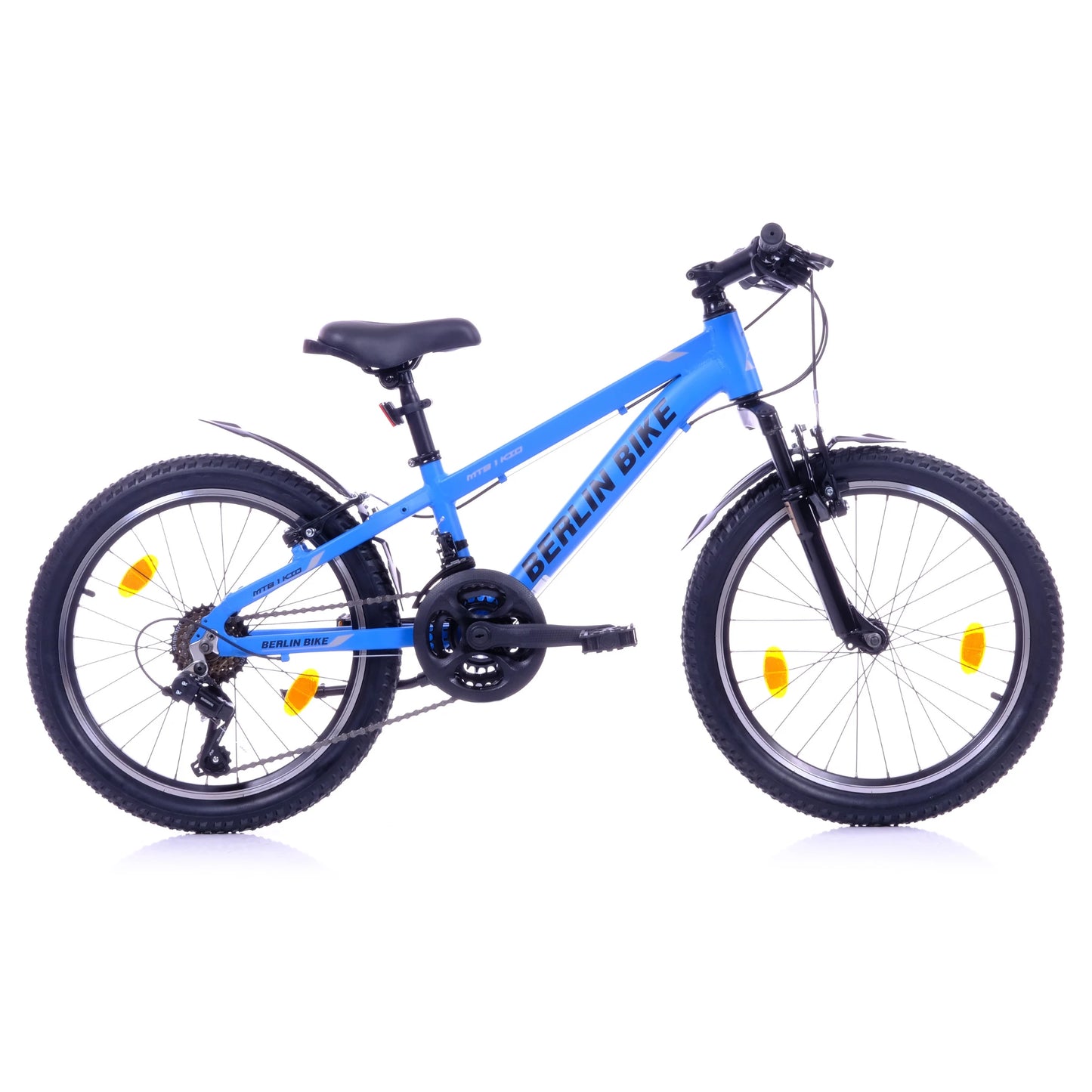 Berlin Bike MTB1 20 Zoll Kinderfahrrad, Blau profilansicht