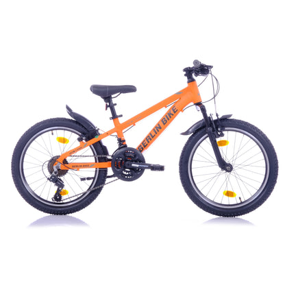 Berlin Bike MTB1 20 Zoll Kinderfahrrad, Orange profilansicht