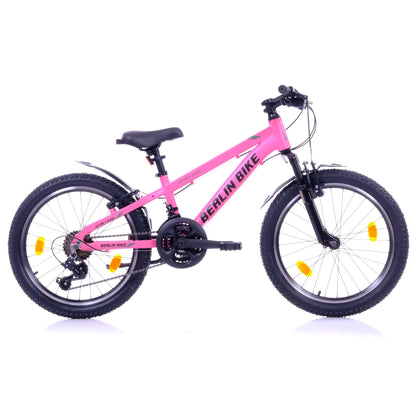 Berlin Bike MTB1 20 Zoll Kinderfahrrad, Rosa profilansicht