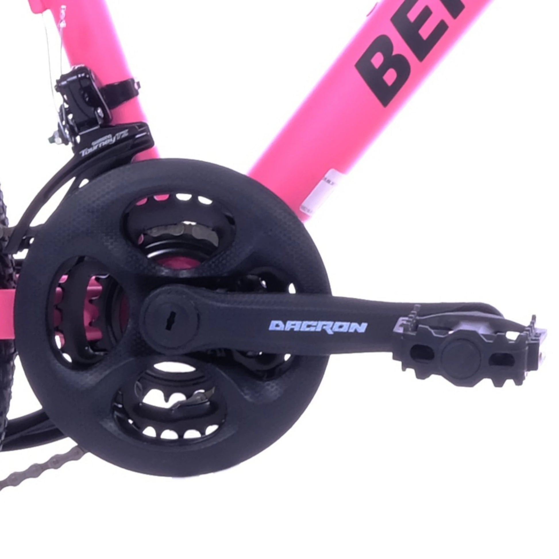 Berlin Bike MTB1 24 Zoll Kinderfahrrad, Rosa kurbelgarnitur